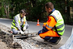 В Красногорске проверяют качество дорожного полотна после ремонта